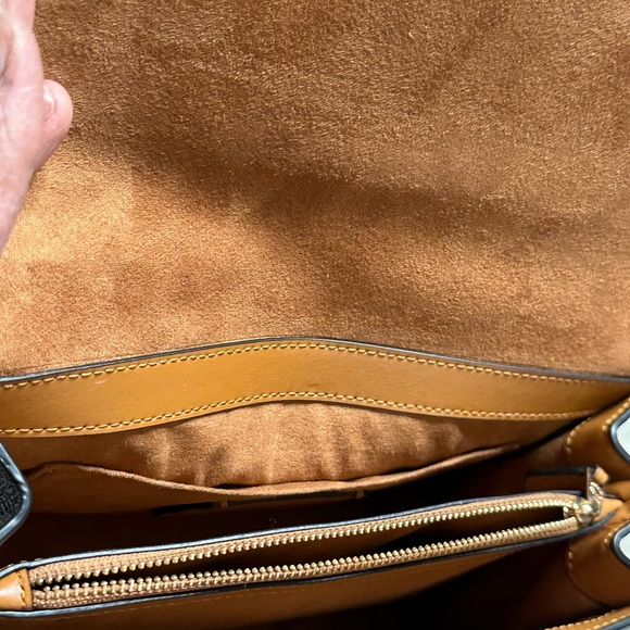 Vintage Coach Black Leather Bag NWOT - Picture 3 of 10